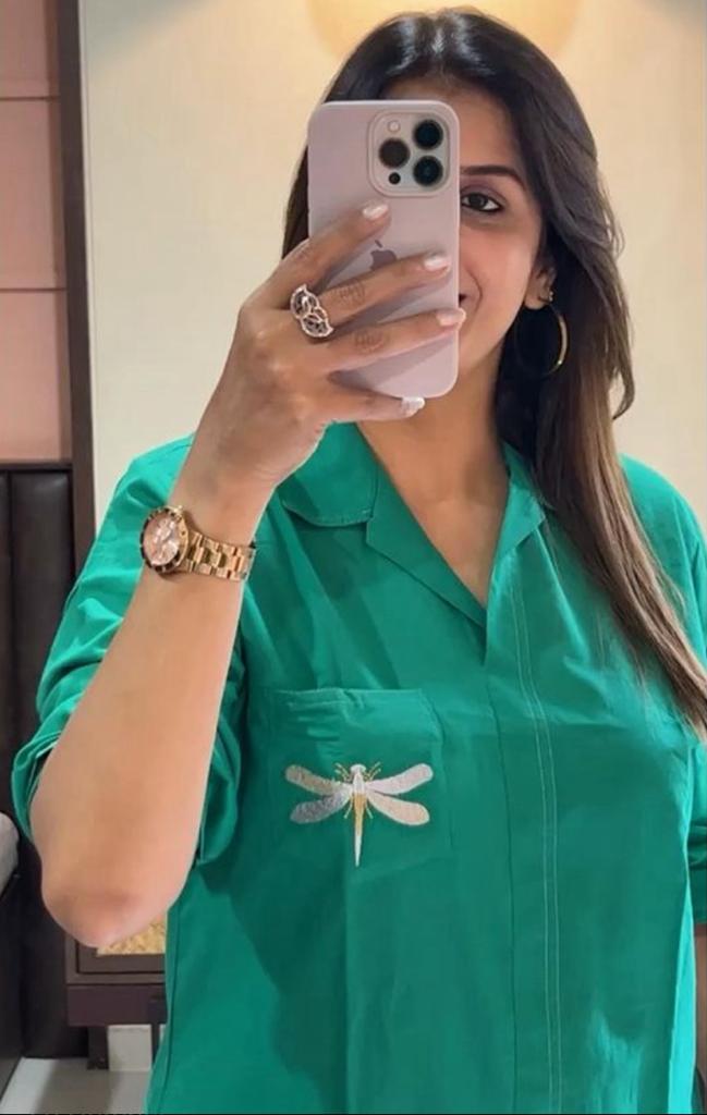 Rama Cotton Co-Ord Set - Kurti and Palazzo