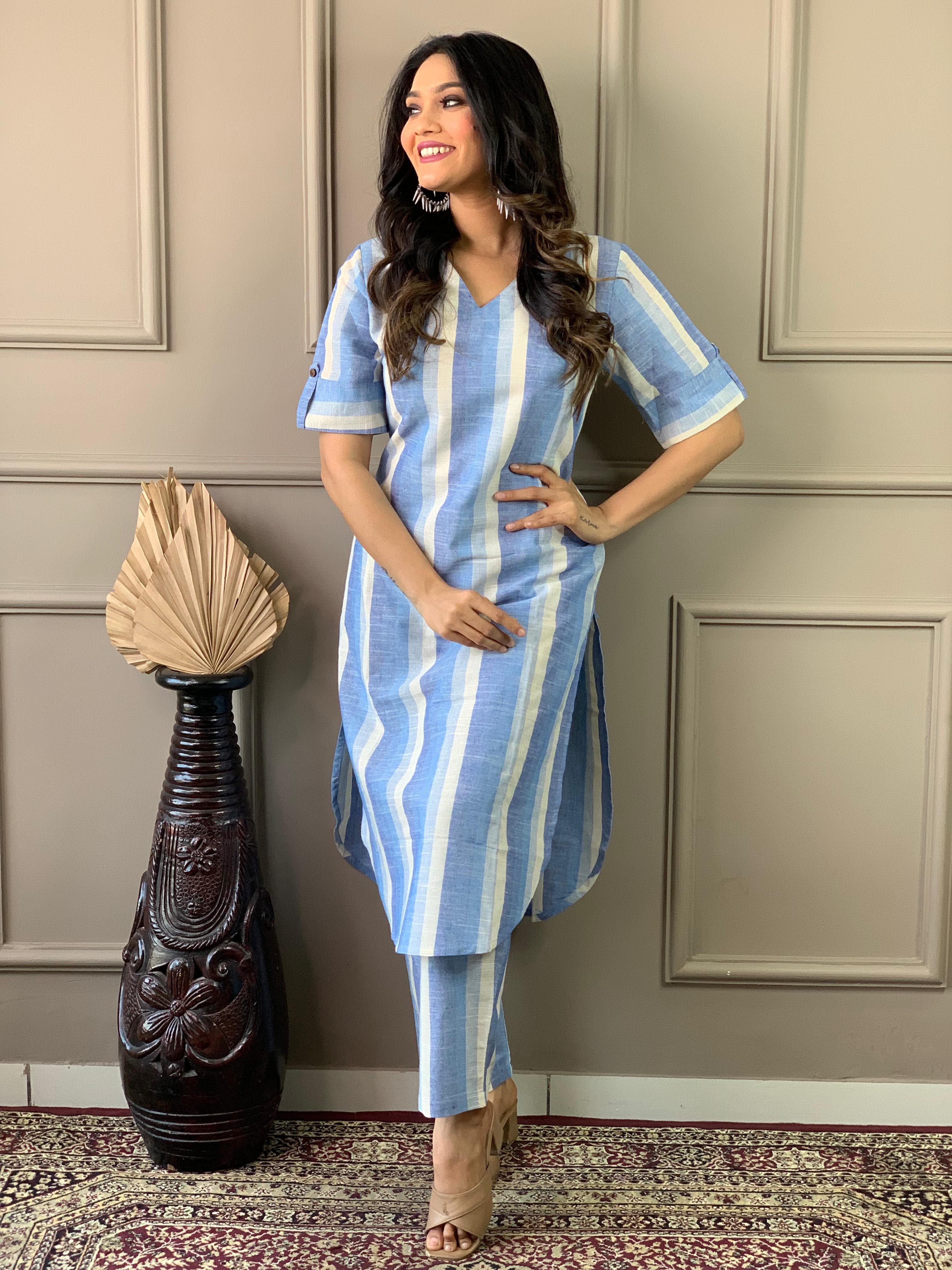 Breezy Comfort: South Cotton Kurta Set