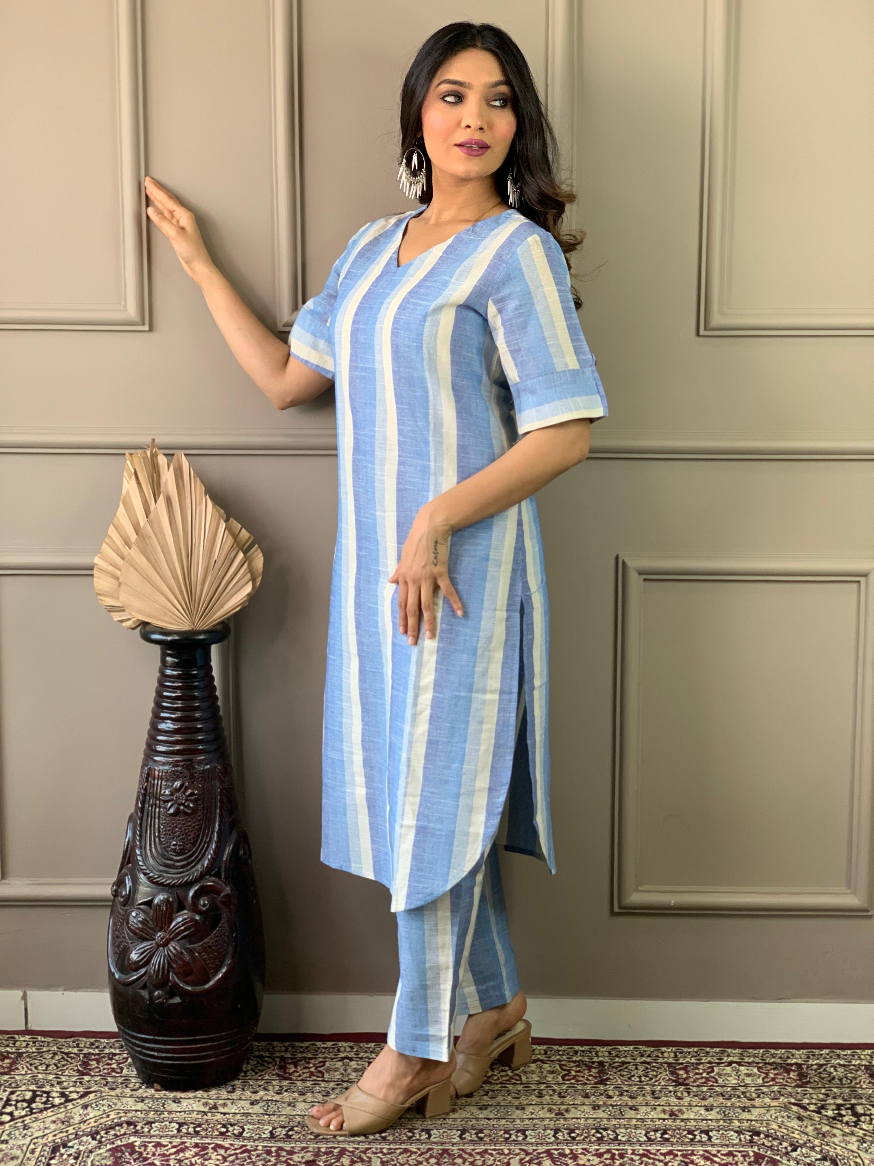 Breezy Comfort: South Cotton Kurta Set