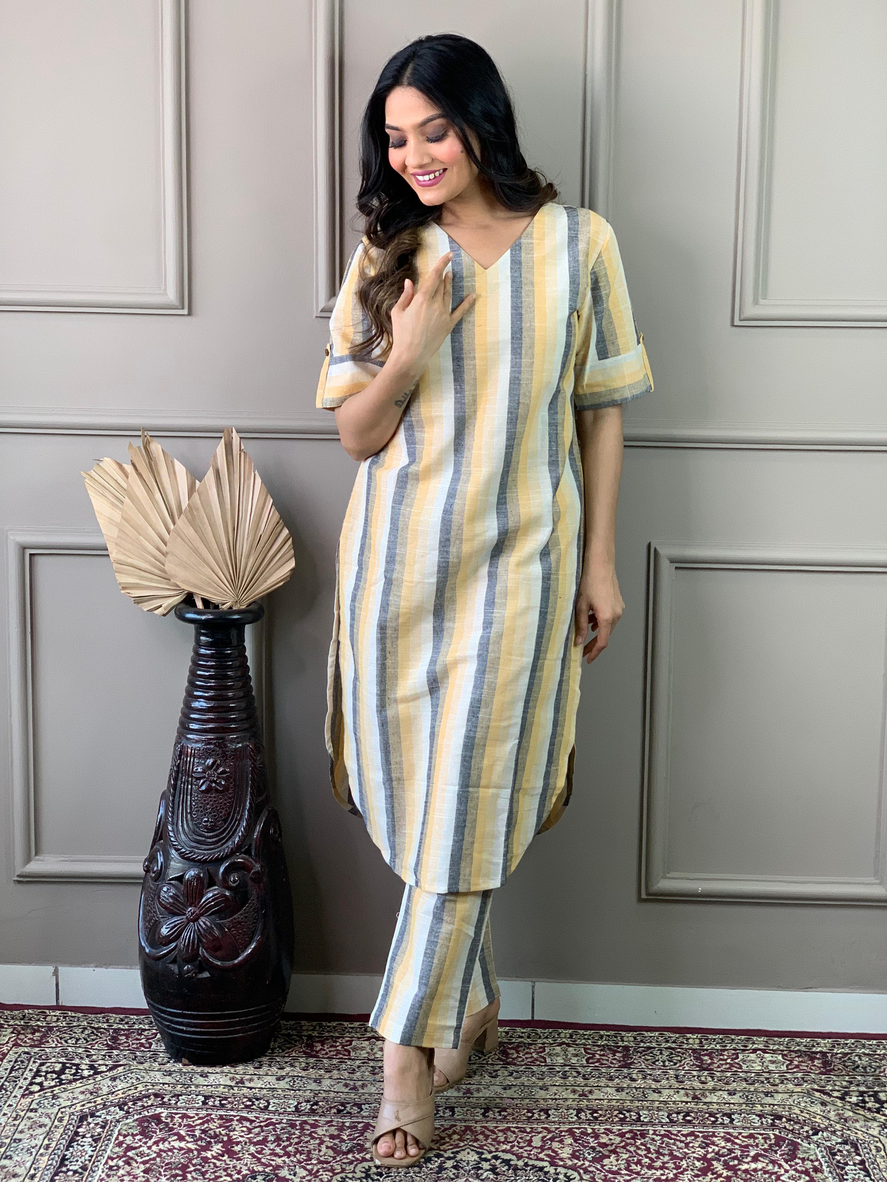Breezy Comfort: South Cotton Kurta Set