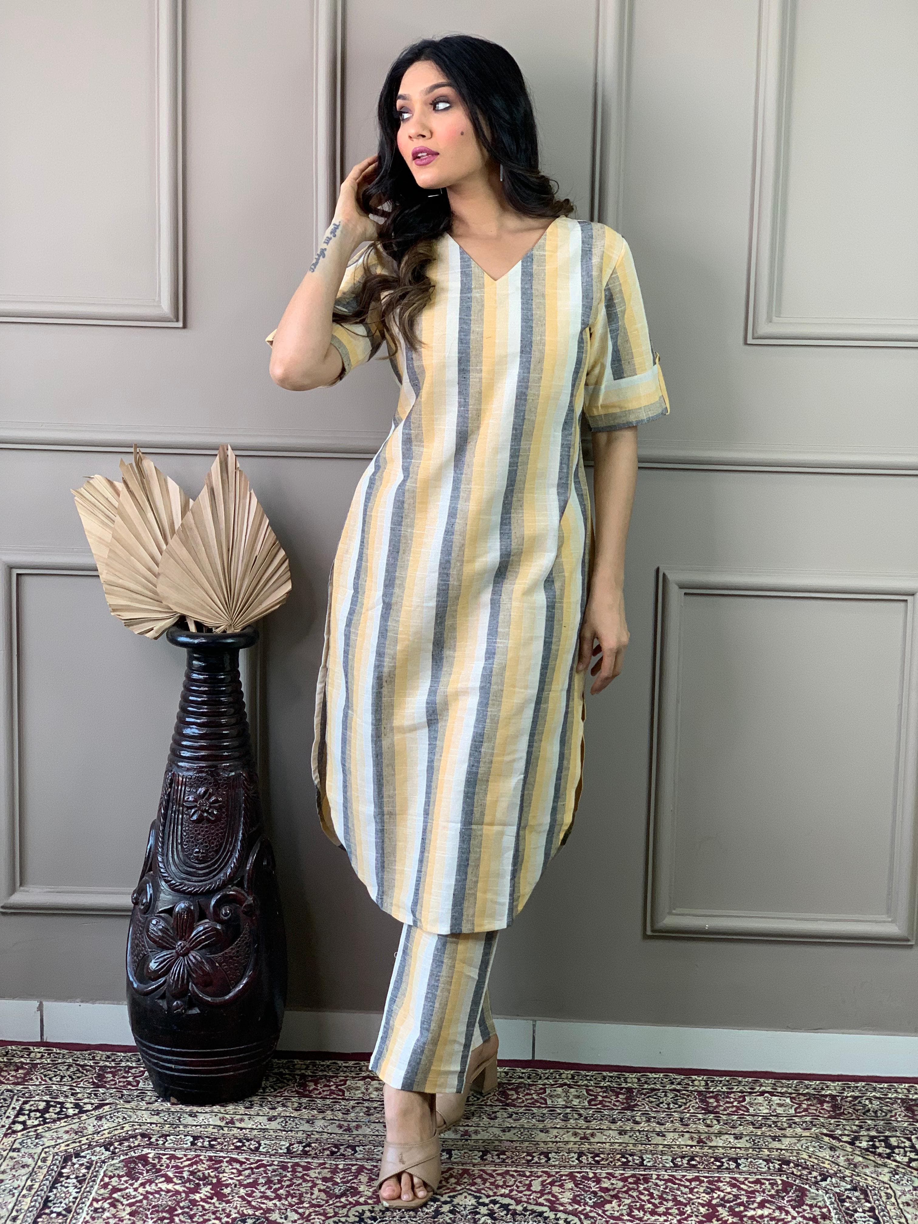 Breezy Comfort: South Cotton Kurta Set