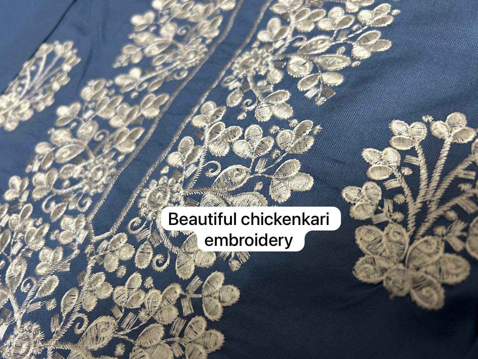 Embroidered Kurta Set with Chiffon Dupatta