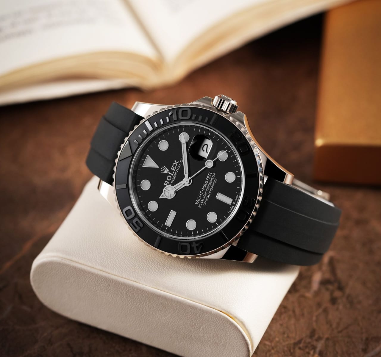 Role_x Yach Master Silver Watch