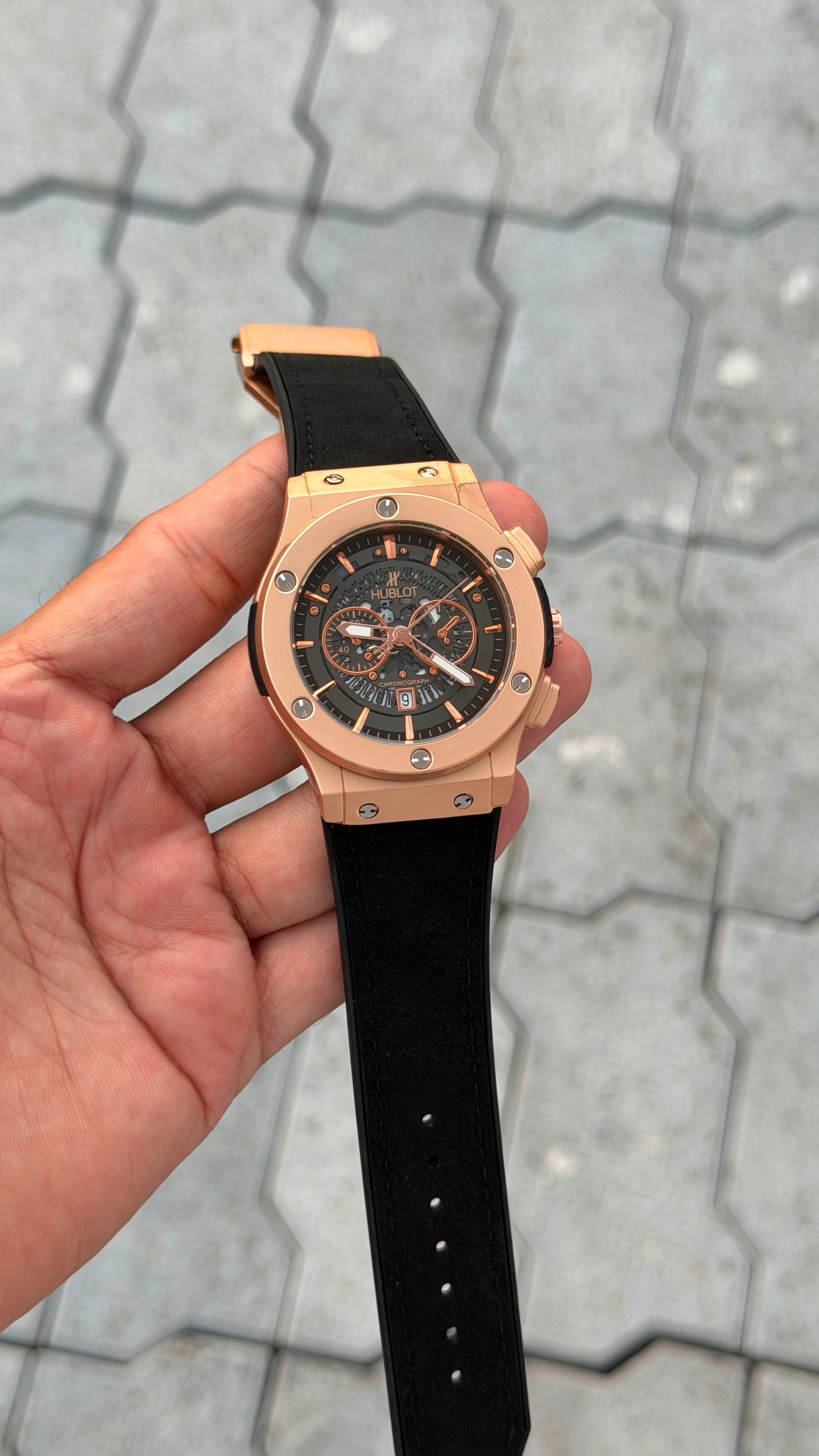 Hublot opne heart watch