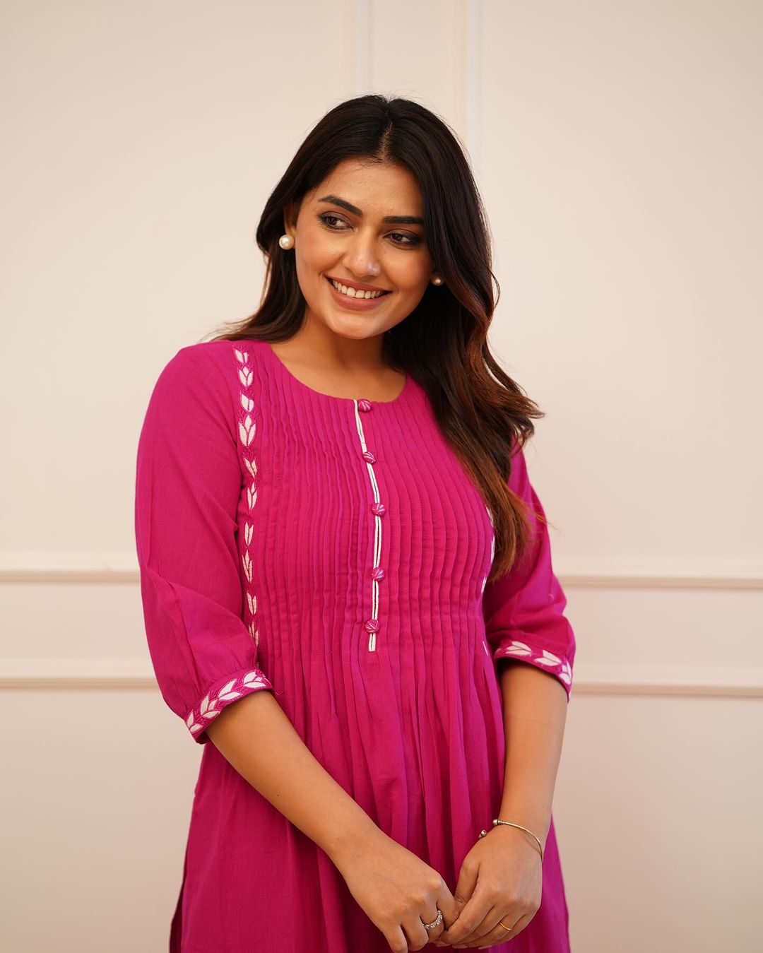 Rayon 2-Piece Set with Embroidery and Pintex Details