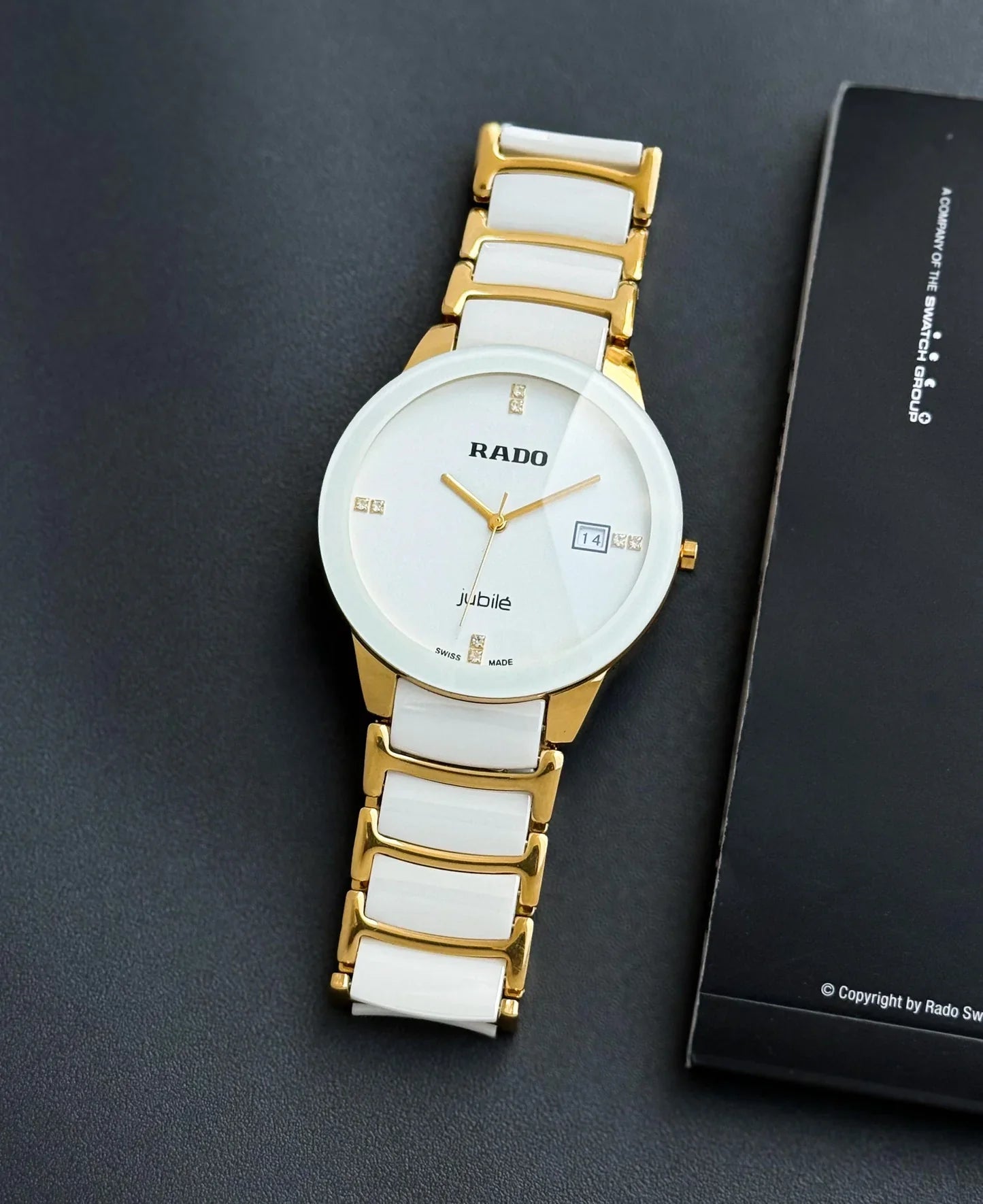 Copper Watch With Vintage White/Gold Jublie