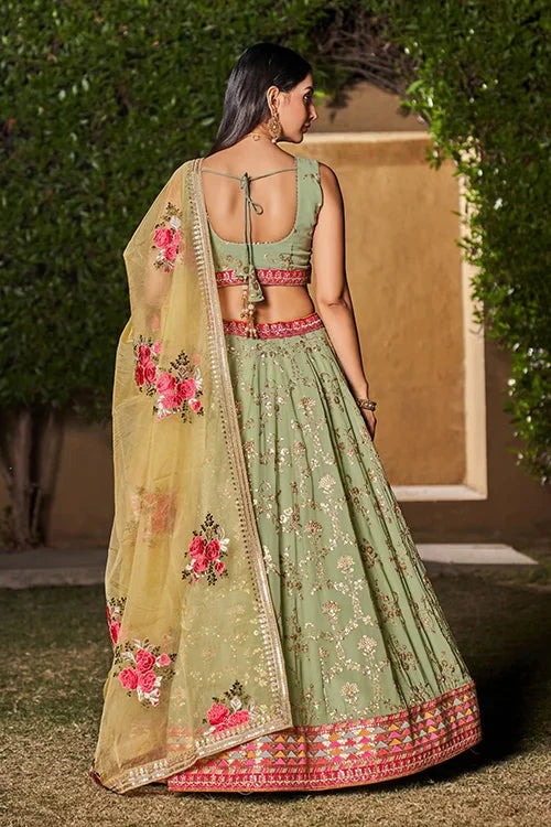 Wonderfull Collection For Women Bridal Wear Lehenga Choli With Dupatta