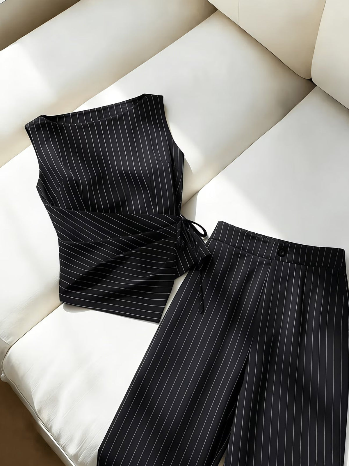Luxe Pinstripe Co-Ord Set🖤