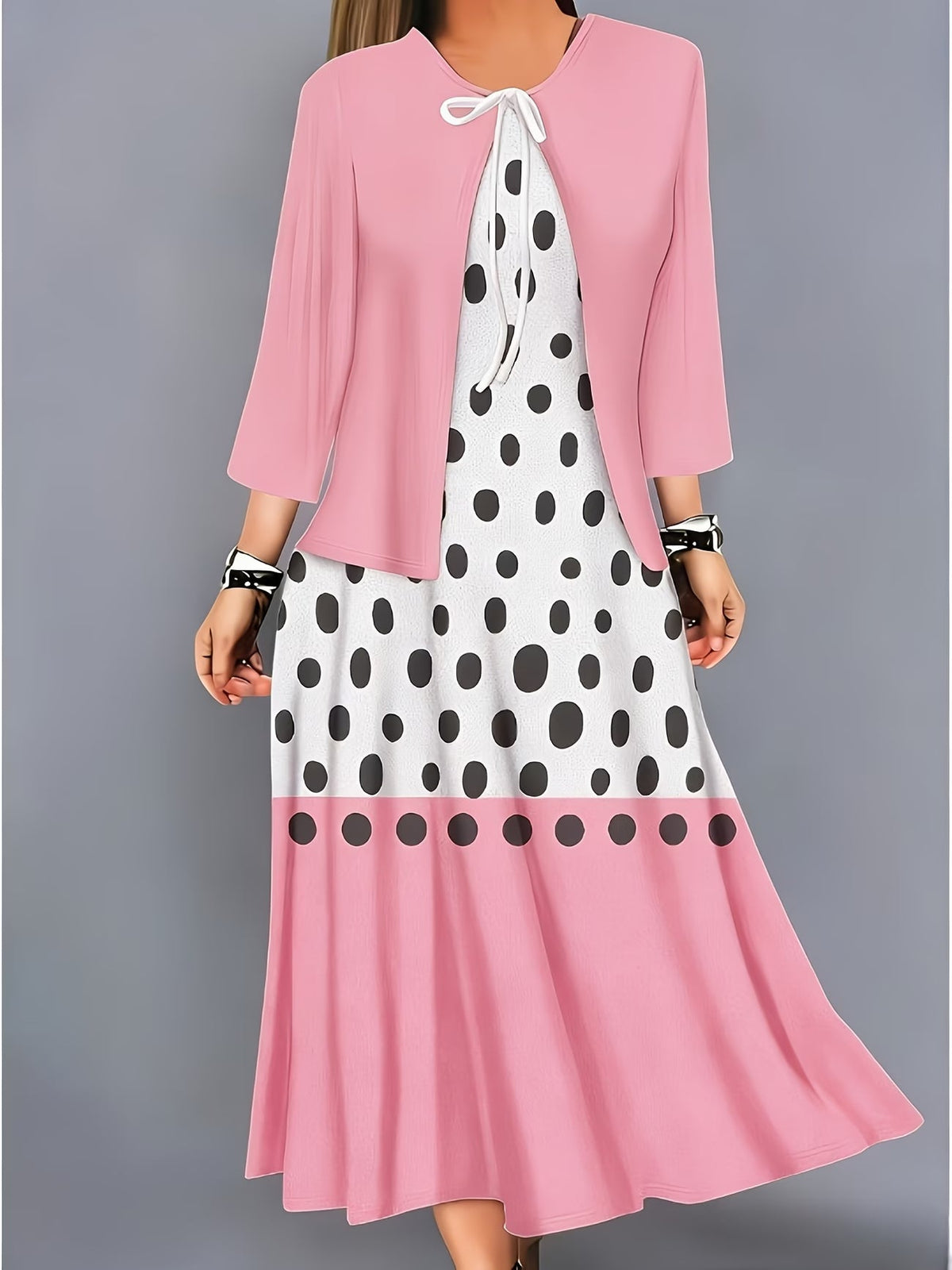 Floral Elegance Maxi Co-Ord Set