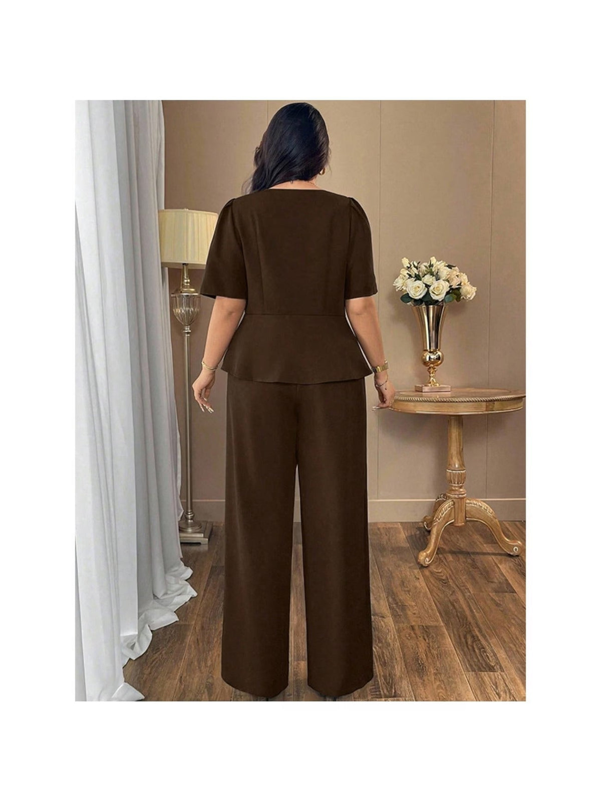 RoseAura Plus Size Co-Ord Set