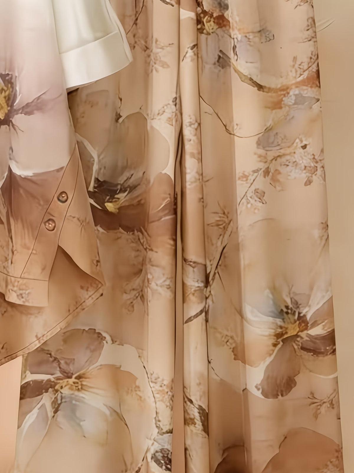 Elegant Botanical Print 2-Piece Women’s Co-Ord Set