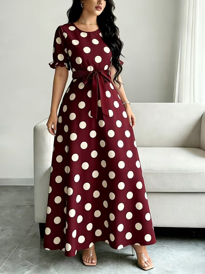 Floral Grace Waist Dress