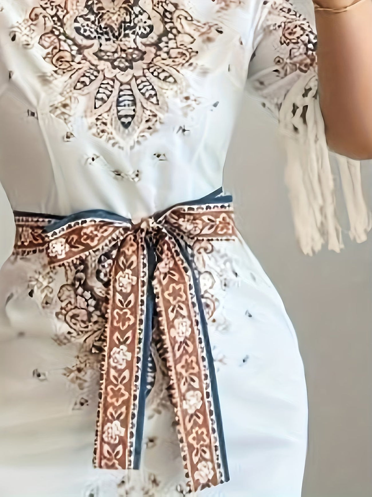 Elegant Floral Print dress