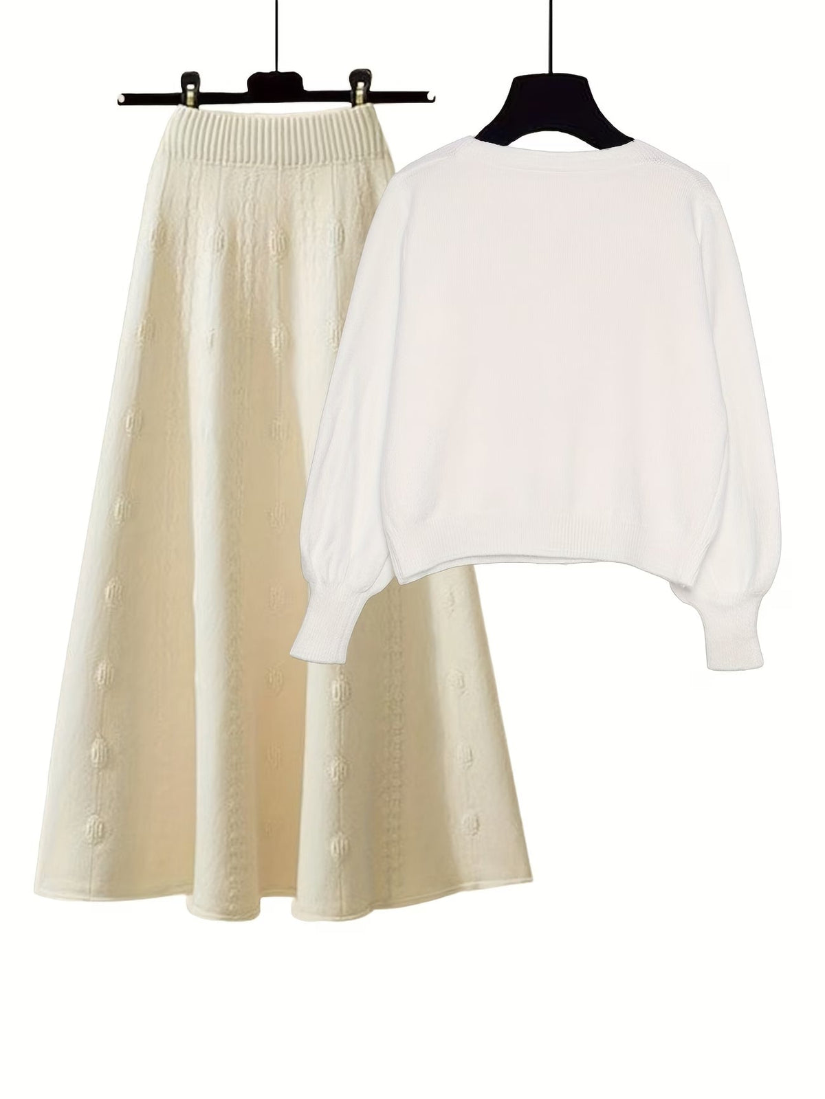 Women’s Knit Top & Skirt Set