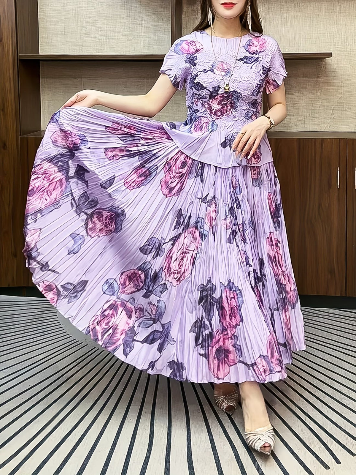 Luxury Pleated Modest Co-Ord Set