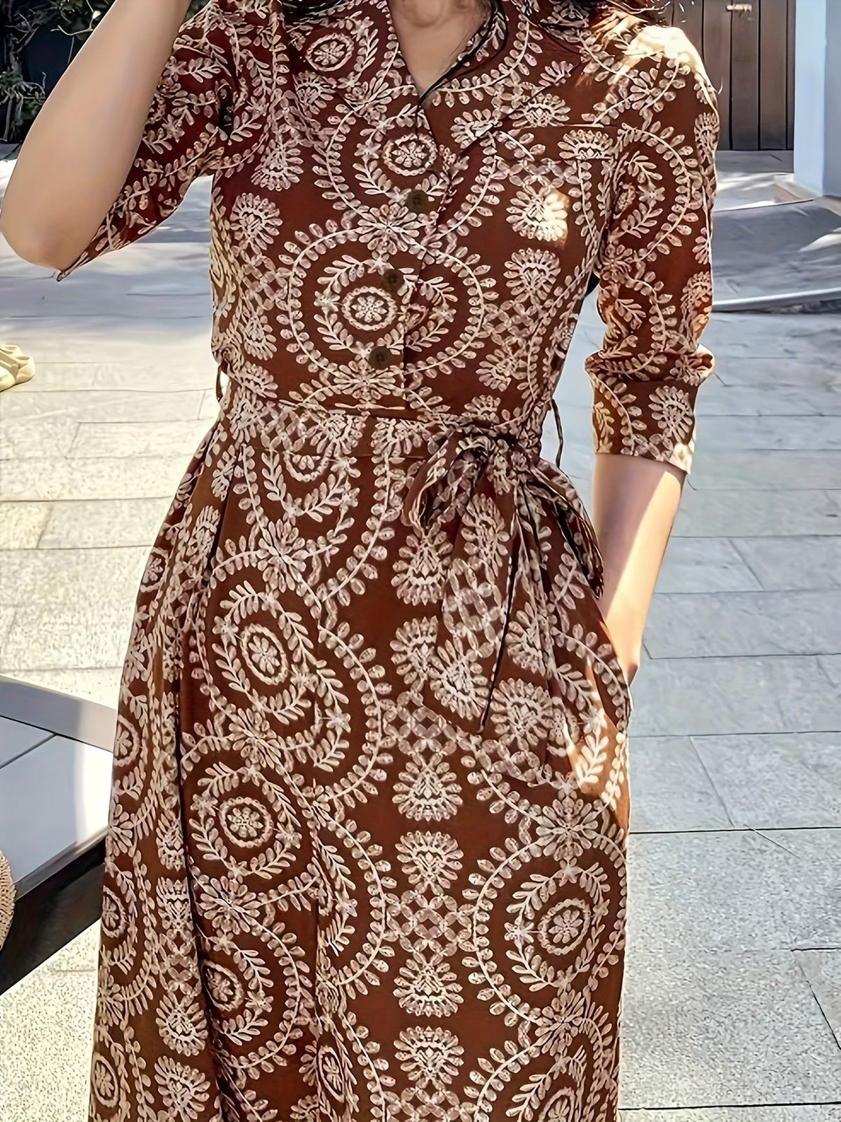 Women’s Floral Vacation Loose Fit Jumpsuit