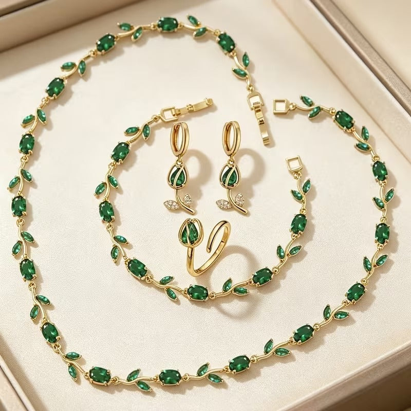 Royal Tulip Crystal Jewelry Collection