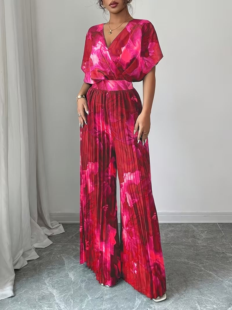 Scarlet Grace Pleated Jumpsuit