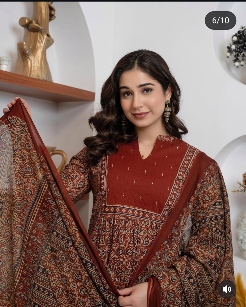 Azrak Cotton Suit with Pintex Work