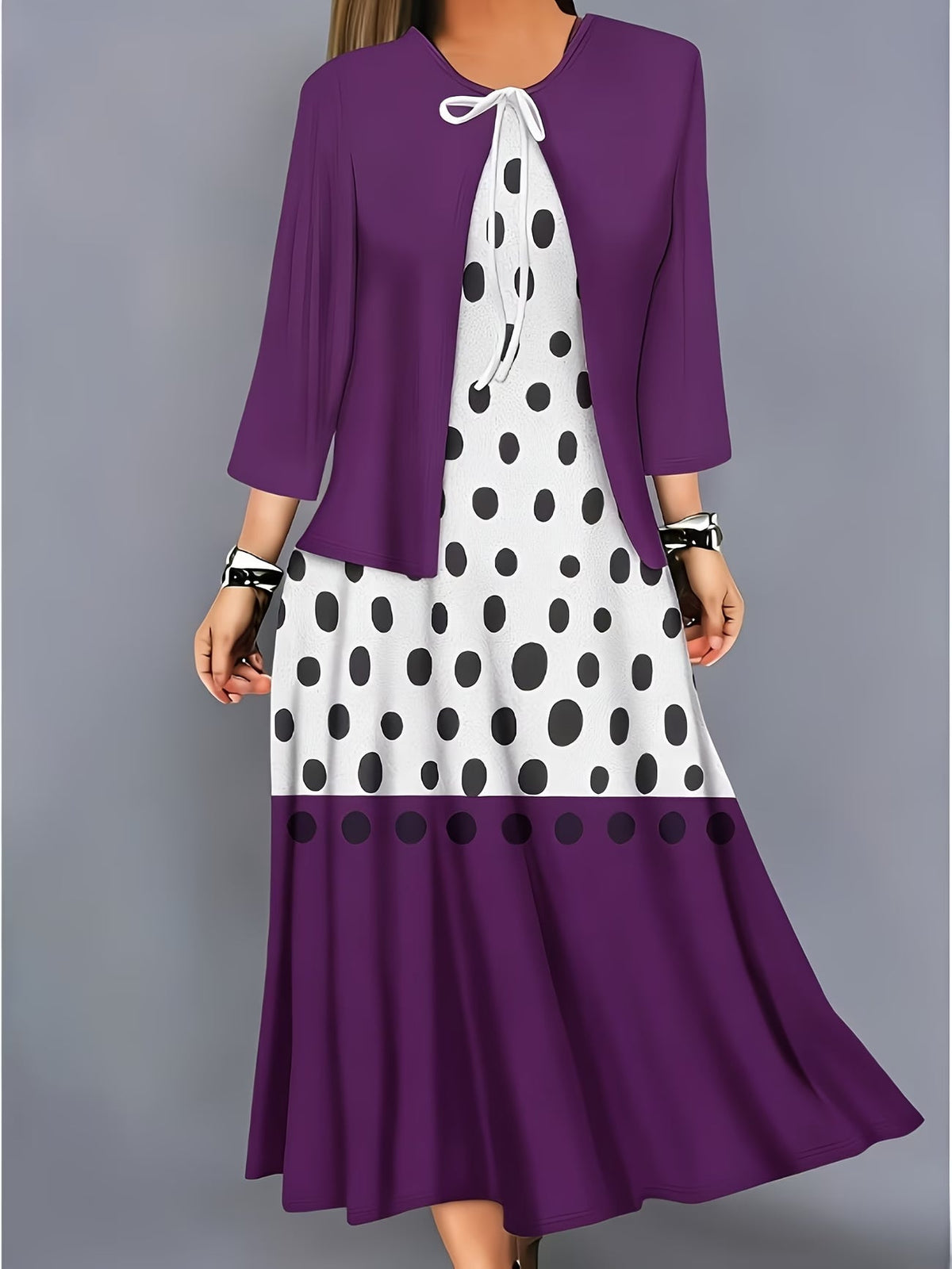 Floral Elegance Maxi Co-Ord Set