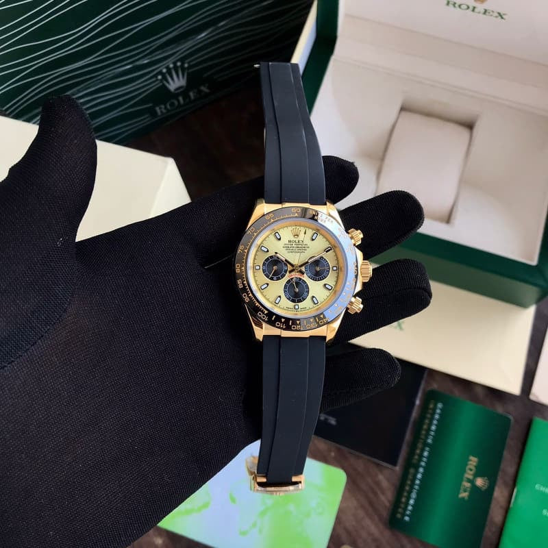 Role_x Daytona Mango Belt Watch