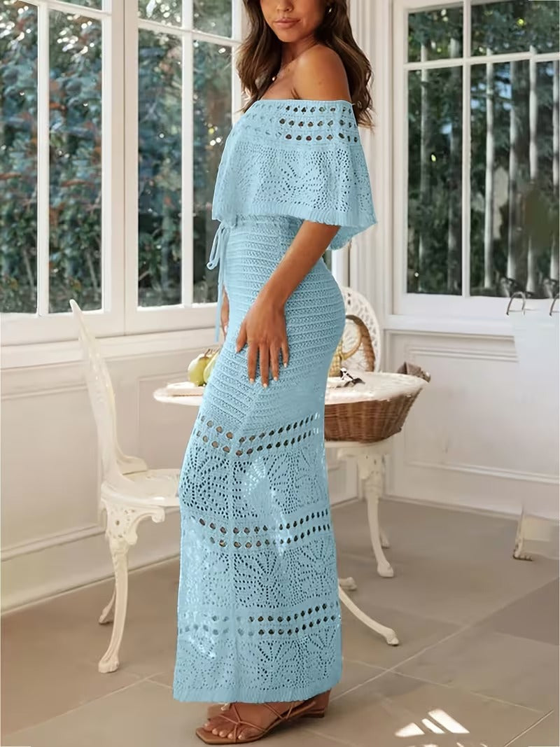 Vacay Muse Off-Shoulder Dress