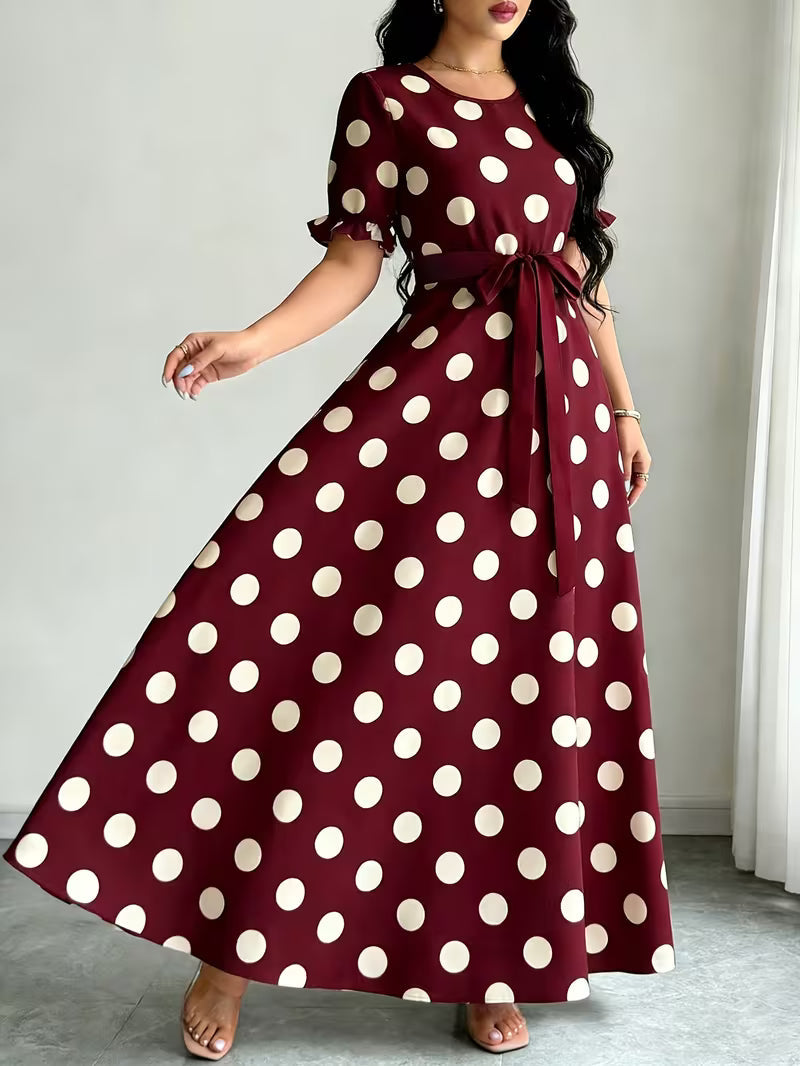Floral Grace Waist Dress