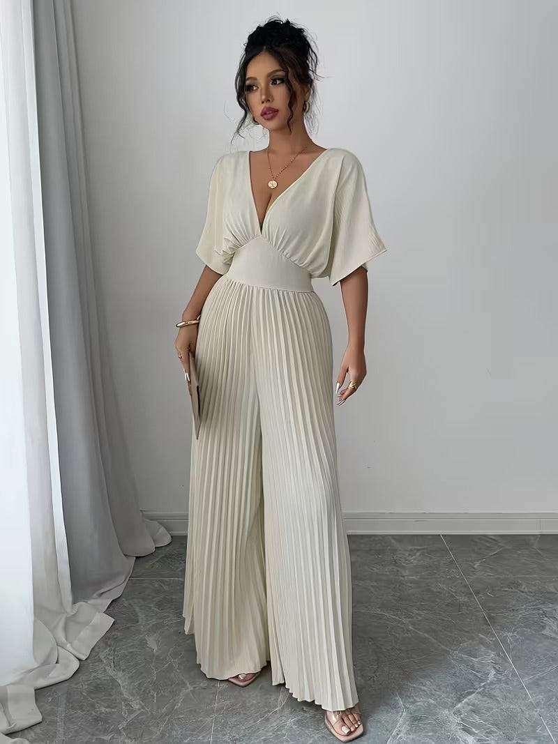 Scarlet Grace Pleated Jumpsuit