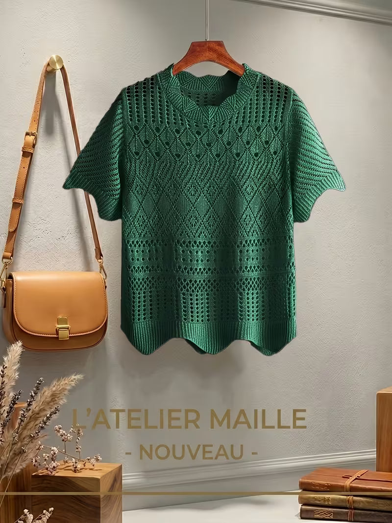 French Chic Hollow Out 2pcs Set