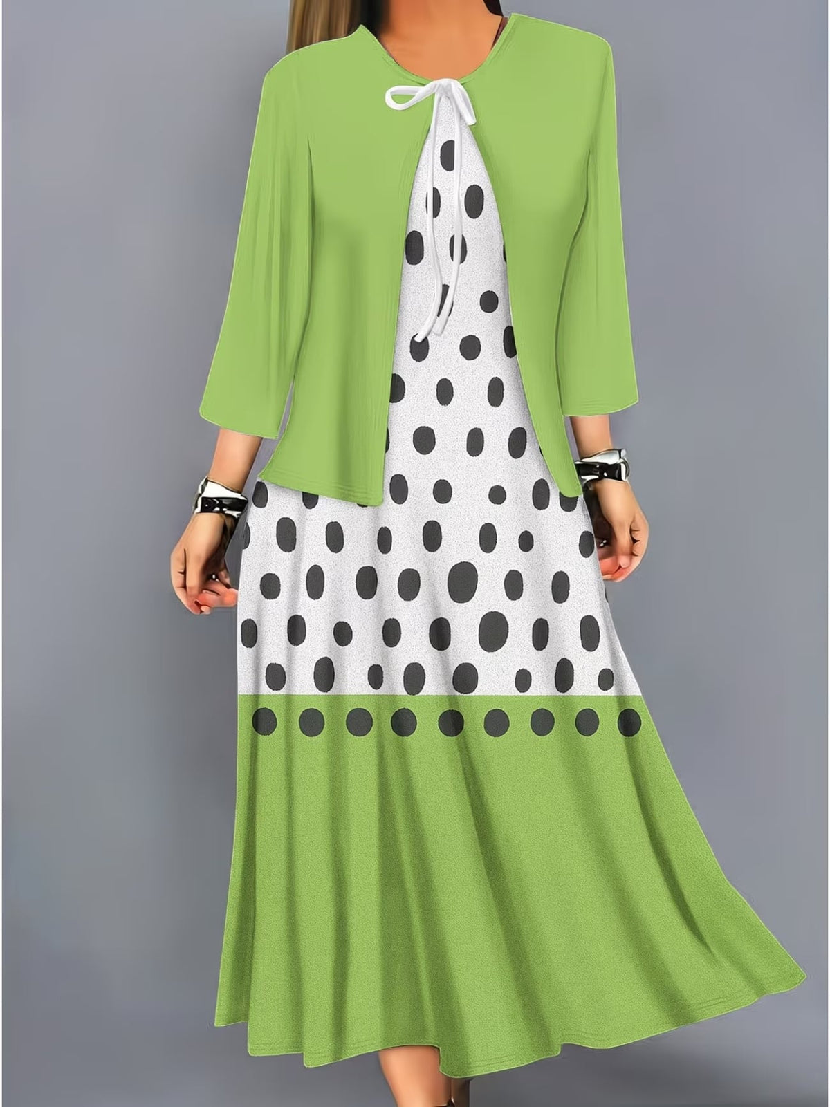 Floral Elegance Maxi Co-Ord Set