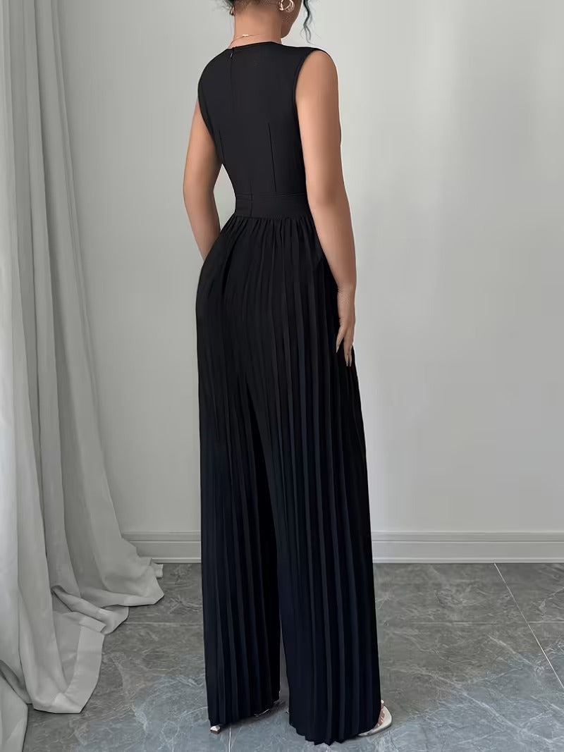 Scarlet Grace Pleated Jumpsuit