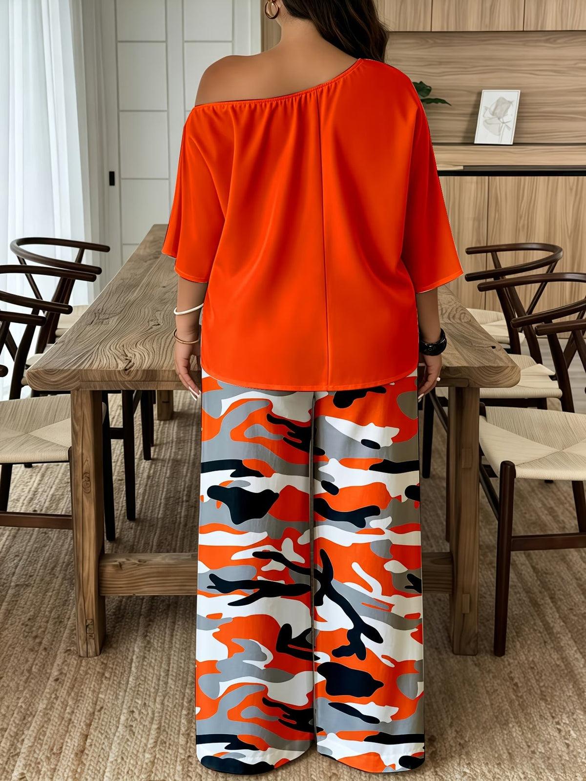 Neon Queen Camo Lounge Co-Ord Set