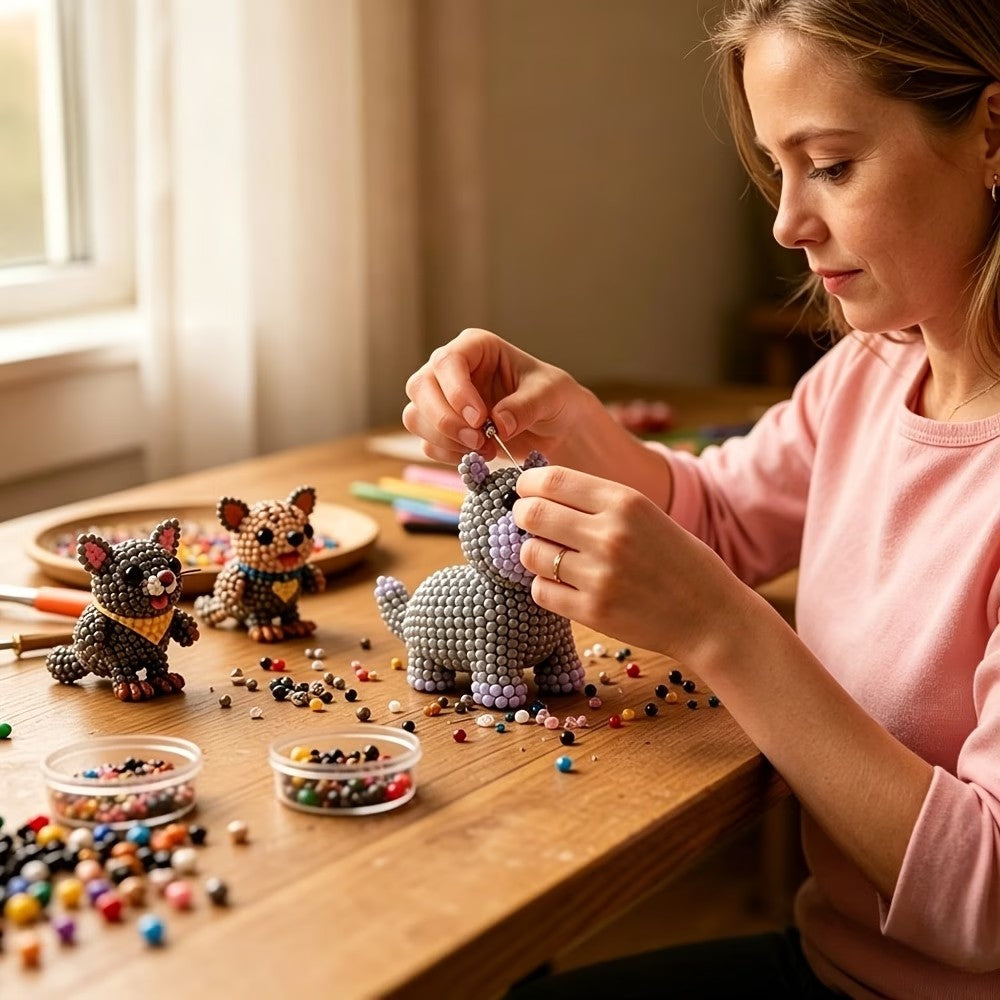 WildCharm Animal Bead Craft Kit