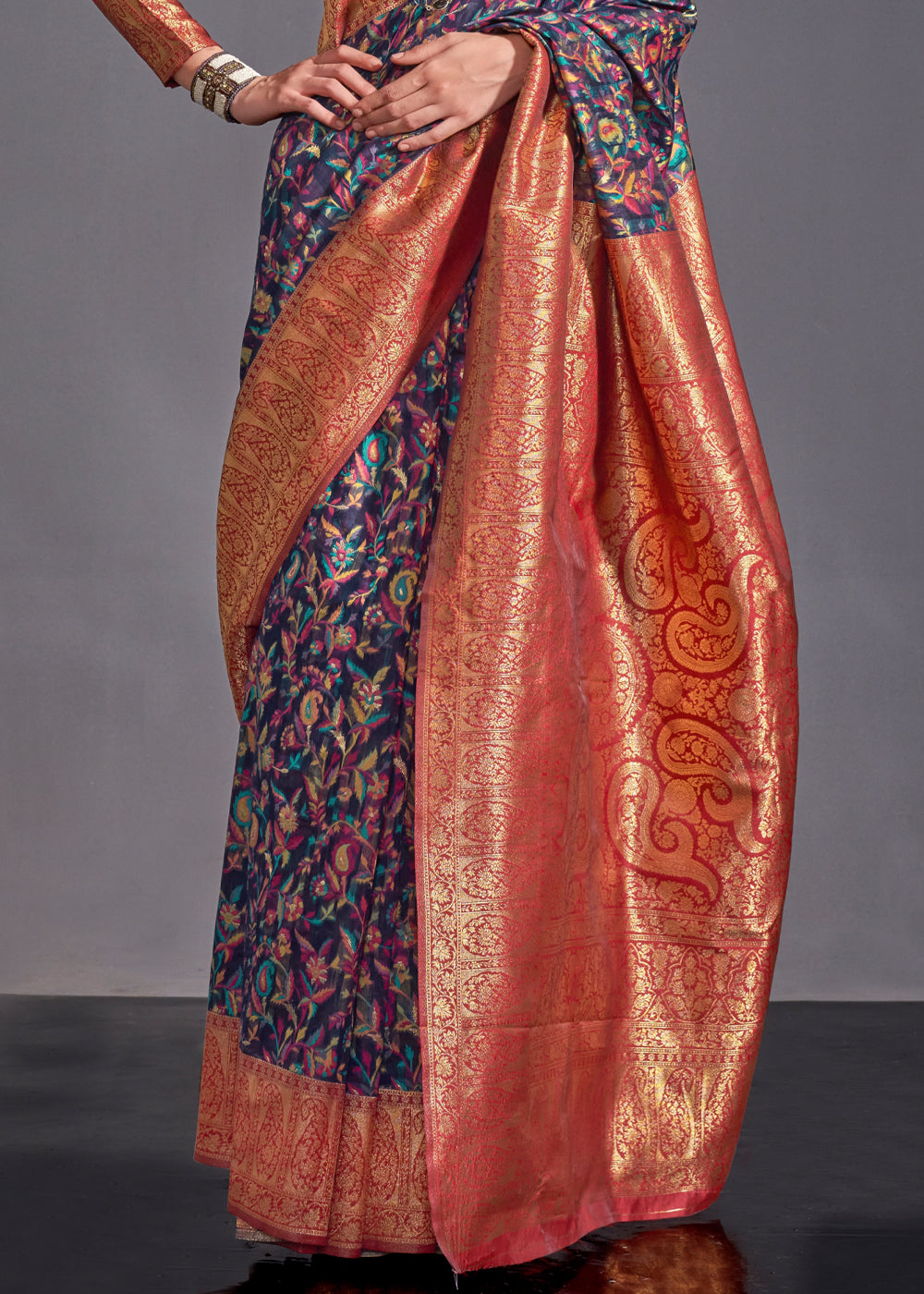 Blue Versatile Elegance Modal Silk Saree – Effortless Style for Every Occasion