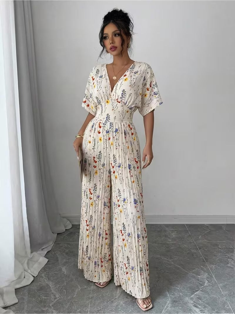 Scarlet Grace Pleated Jumpsuit