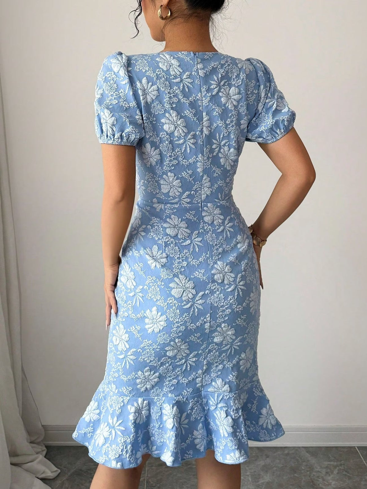 Women’s Summer Floral Bodycon Party Dress