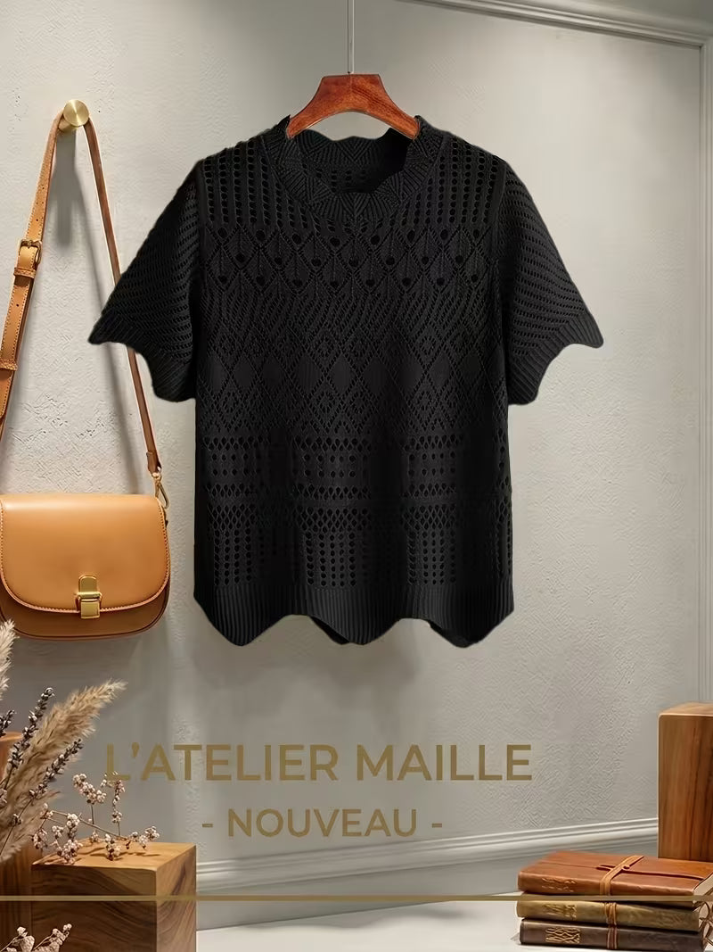 French Chic Hollow Out 2pcs Set