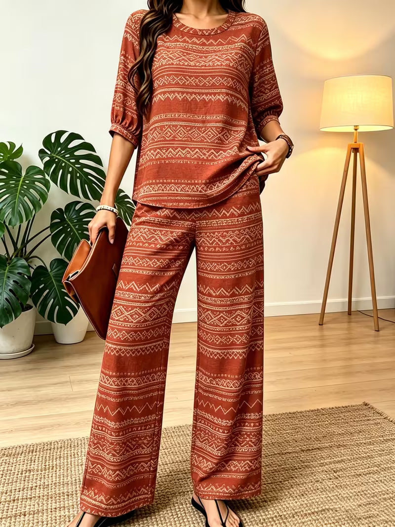 Women’s On-The-Go Wide Leg Lounge Set