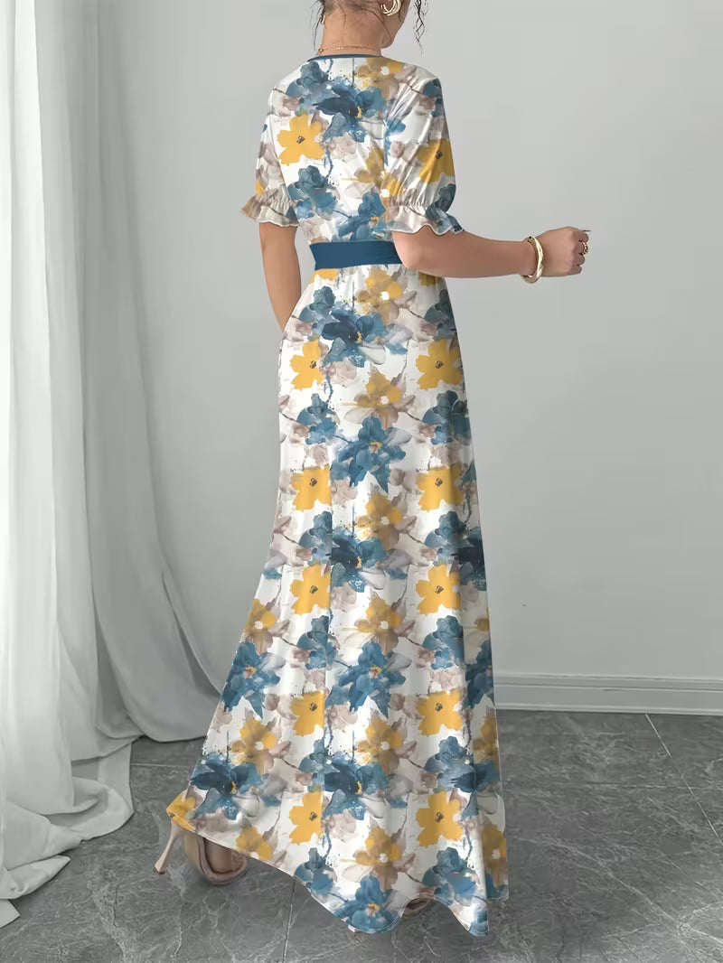 Floral Grace Waist Dress