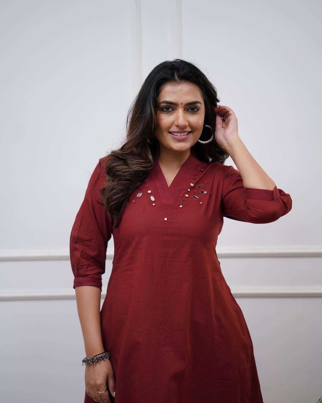 Cotton Kurti Plazo Set with Pockets - Long Kurti for Women