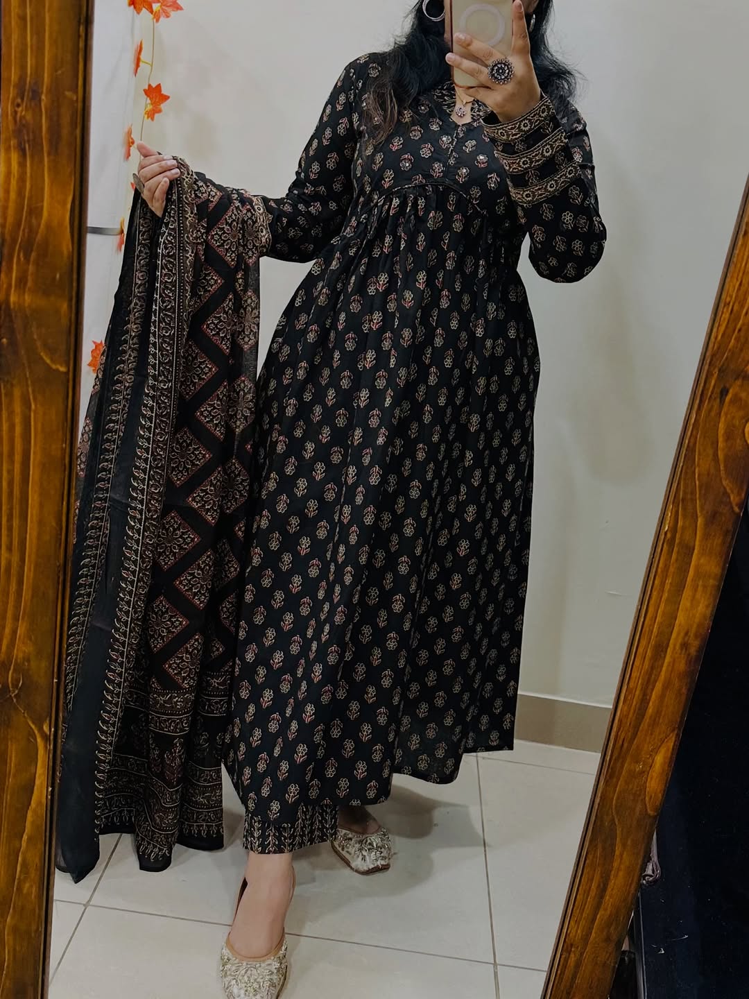 Cotton Kurti with Pant and Dupatta Set | 3 Piece