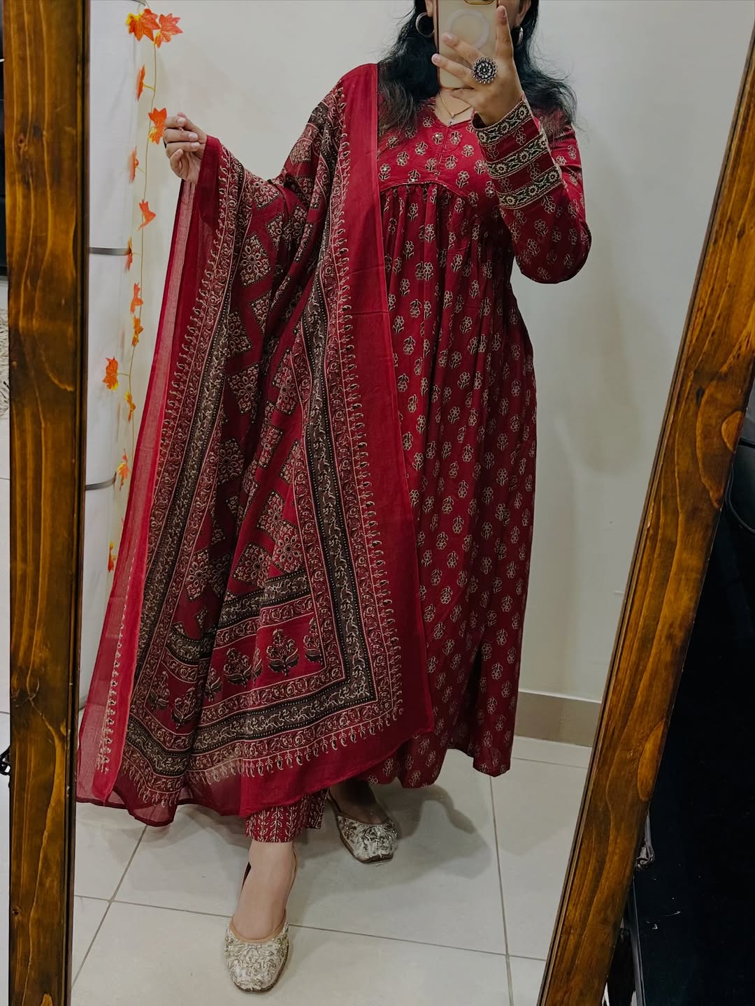 Cotton Kurti with Pant and Dupatta Set | 3 Piece