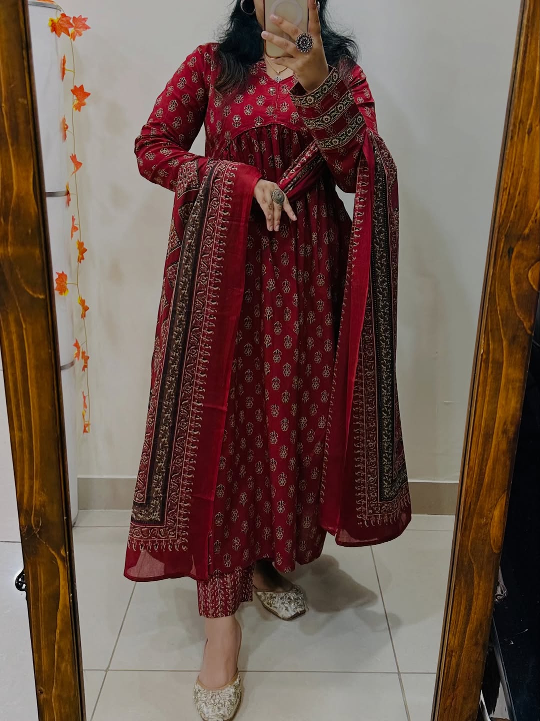 Cotton Kurti with Pant and Dupatta Set | 3 Piece