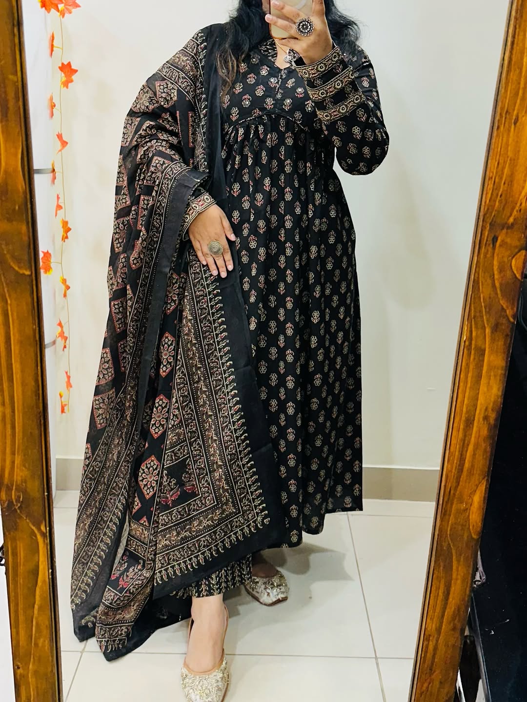 Cotton Kurti with Pant and Dupatta Set | 3 Piece