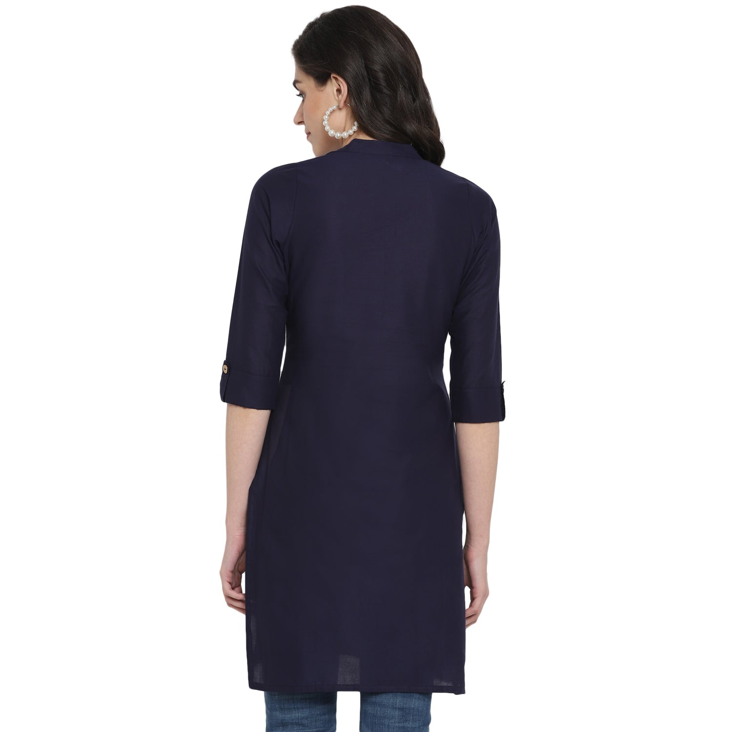 Cotton Kurti with Traditional Sleeves for Women