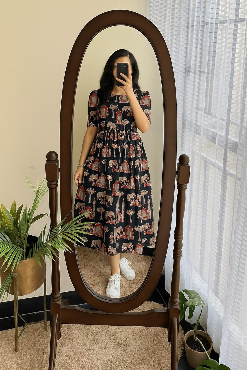 Cotton Middi Dress
