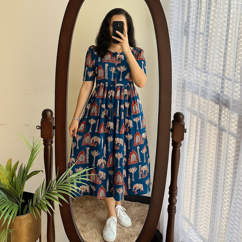Cotton Middi Dress