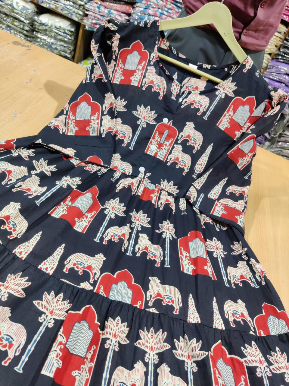 Cotton Middi Dress