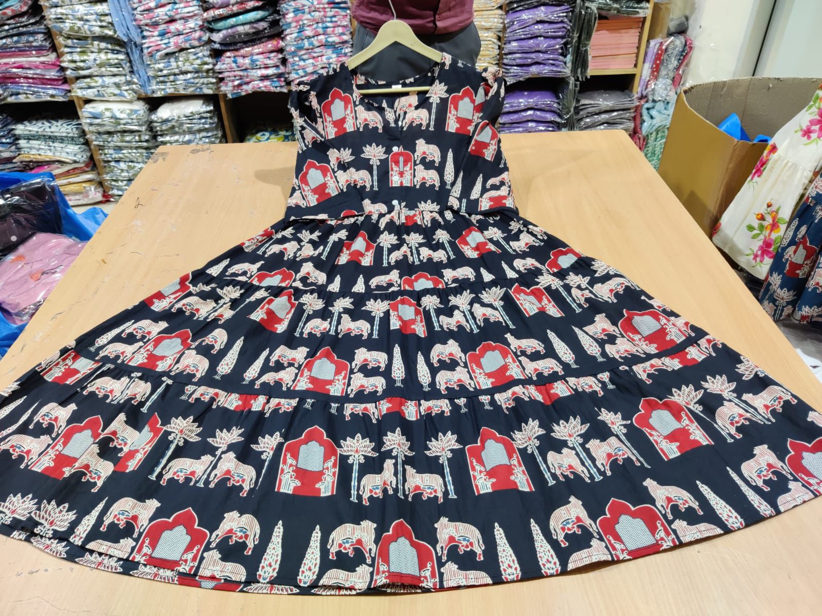 Cotton Middi Dress