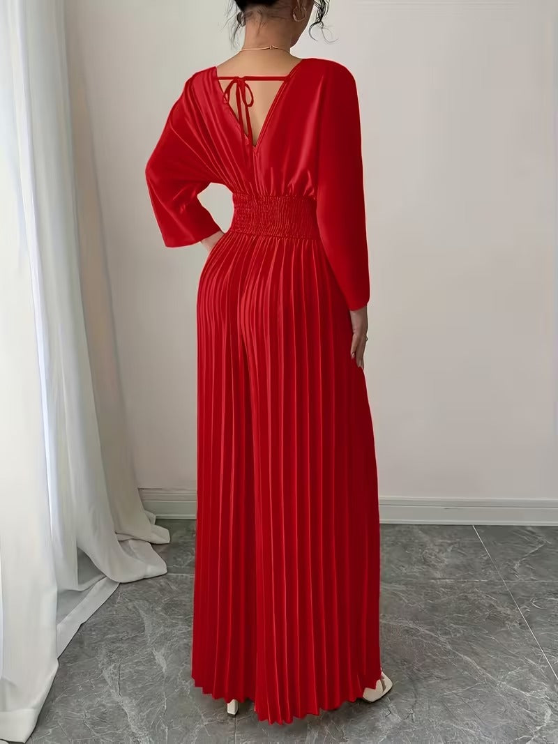 Scarlet Grace Pleated Jumpsuit